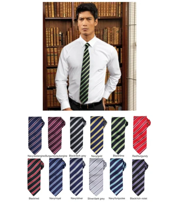 Premier PR783 Waffle Stripe Tie